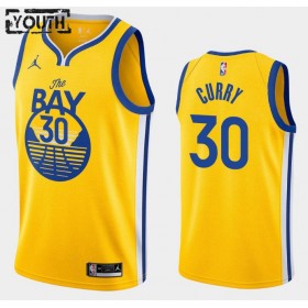 NBA Golden State Warriors Trikot Stephen Curry 30 Jordan Brand 2020-2021 Statement Edition Swingman - Kinder